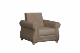 Кресло для отдыха "Порто" (велюр киви латте / микровельвет крем) в Оконешниково - okoneshnikovo.katalogmebeli.com | фото