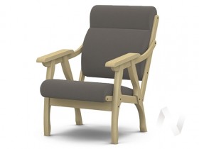 Кресло Вега-10 (бесцветный лак/ULTRA STONE) в Оконешниково - okoneshnikovo.katalogmebeli.com | фото